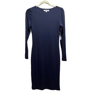 Velvet‎ Torch Blue Long Sleeve Jersey Sheath Dress NWT Size M